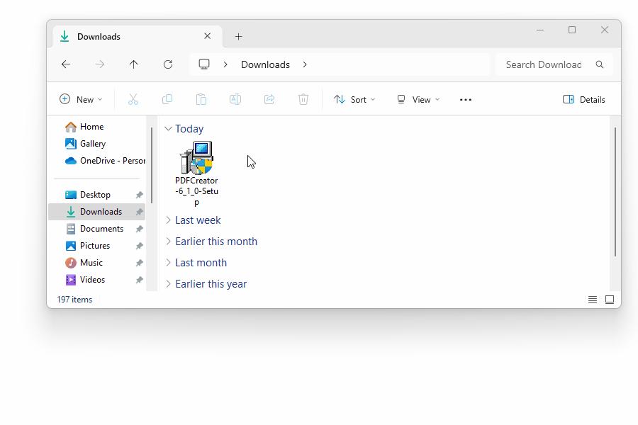 PDFCreator install